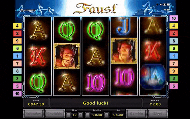 Faust - Online-Slot-Rezension und -Beschreibung
