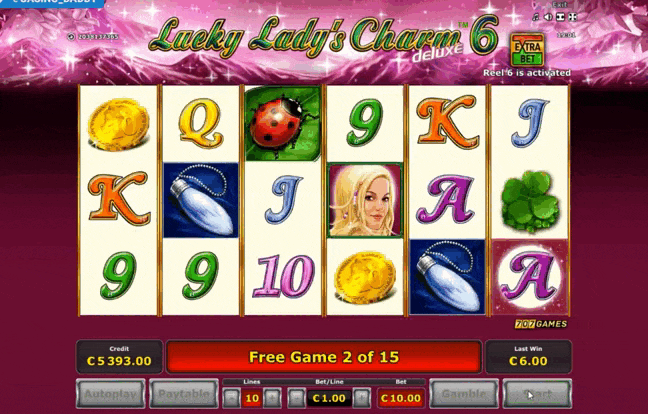 Online-Slot Lucky lady's charm